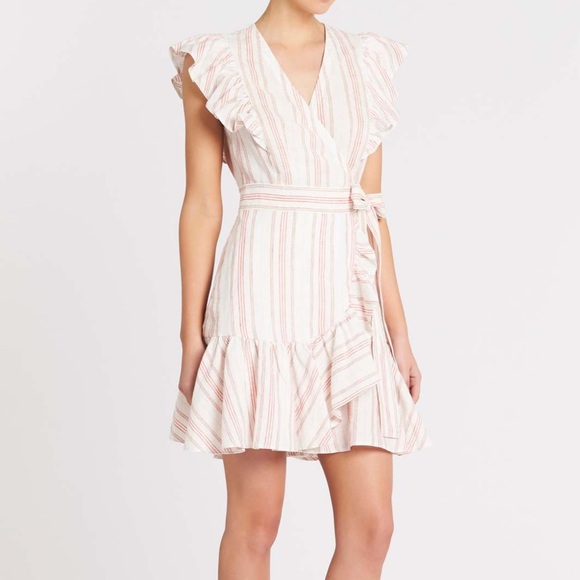 chinese dress ladies Rebecca Taylor Black Linen Blend Mini Dress with Open Back – SilkRoll main image 0